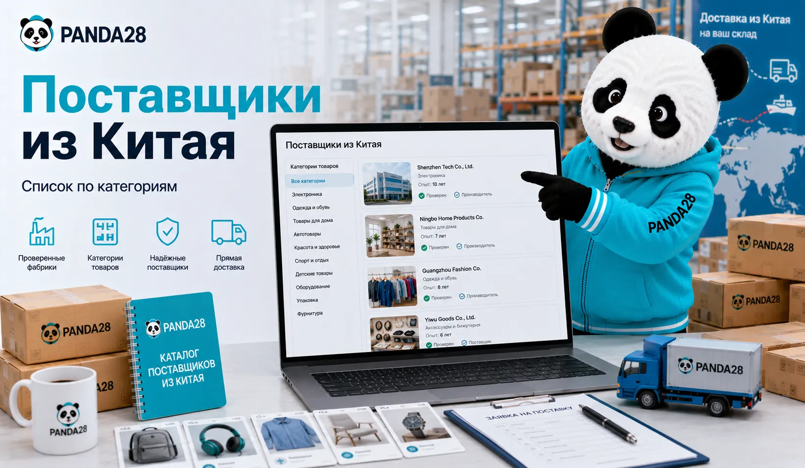 Список проверенных поставщиков Китая по категориям от Panda28